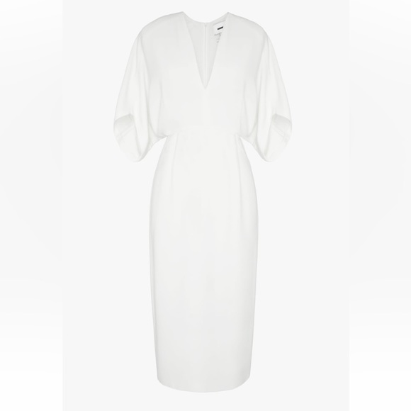 NWT Zara x Narciso Rodriguez Classic Midi Dress - White - Picture 4 of 10